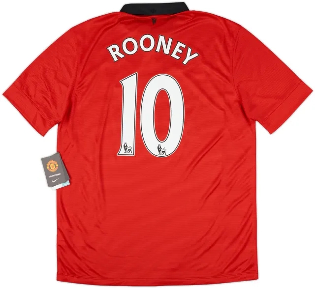 2013-14 Manchester United Home Shirt Rooney #10 (L)