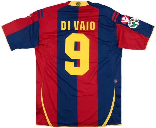 2008-09 Bologna Match Issue Home Shirt Di Vaio #9