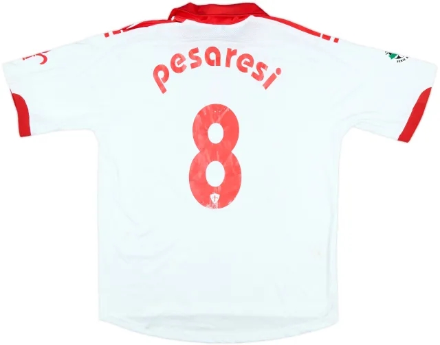 Asics Triestina Mens SS Player Issue Away Shirt 2007/08