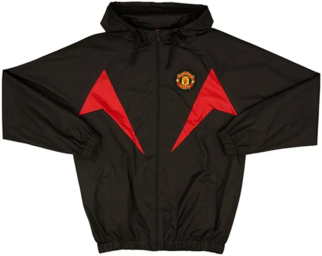 2020-21 Manchester United Hooded Rain Jacket - 8/10 - (M)