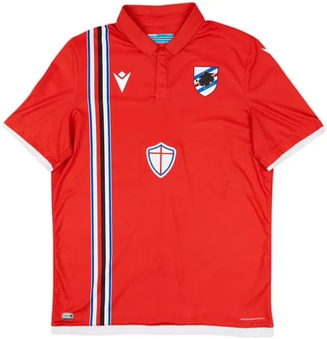2021-22 Sampdoria Third Shirt - 8/10 - (L)