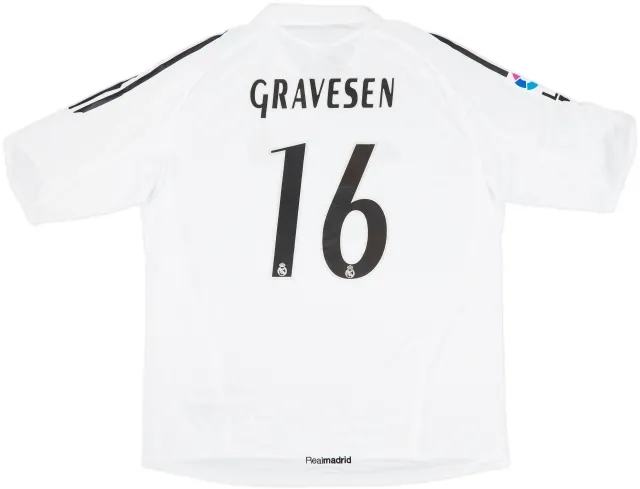 2005-06 Real Madrid Home Shirt Gravesen #16 (XXL)