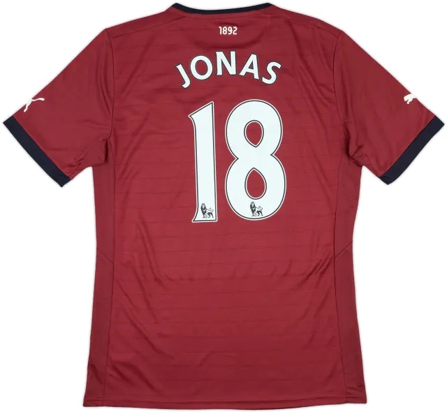 2012-13 Newcastle Away Shirt Jonas #18 - 10/10 - (L)