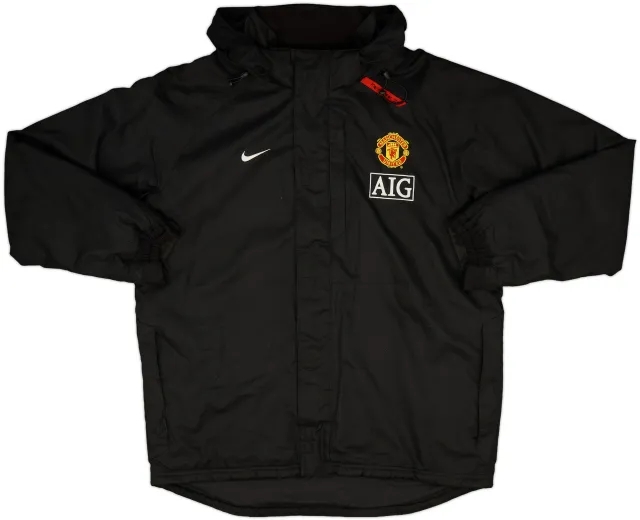 2007-08 Manchester United Nike Bench Coat - 8/10 - (L)