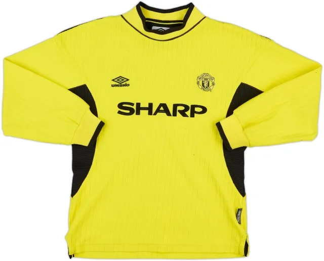 1999-00 Manchester United GK Shirt - 6/10 - (M.Boys)