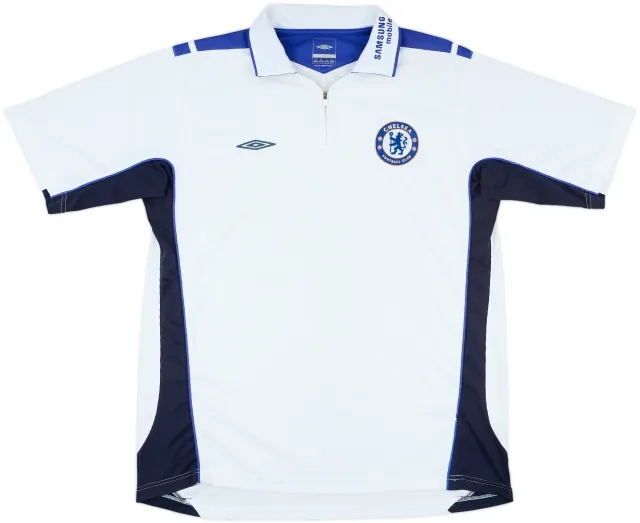 2005-06 Chelsea Umbro 1/4 Zip Polo Shirt - 6/10 - (XL)