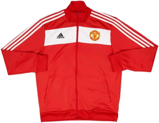 2020-21 Manchester United adidas Track Jacket - 6/10 - (XL)