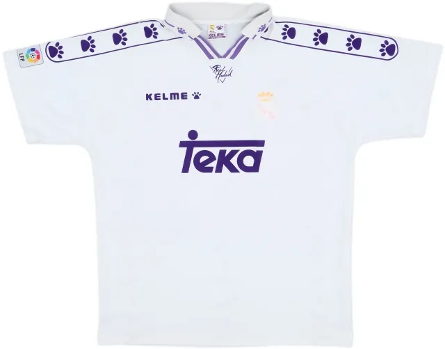1994-96 Real Madrid Home Shirt - 4/10 - (XXL)