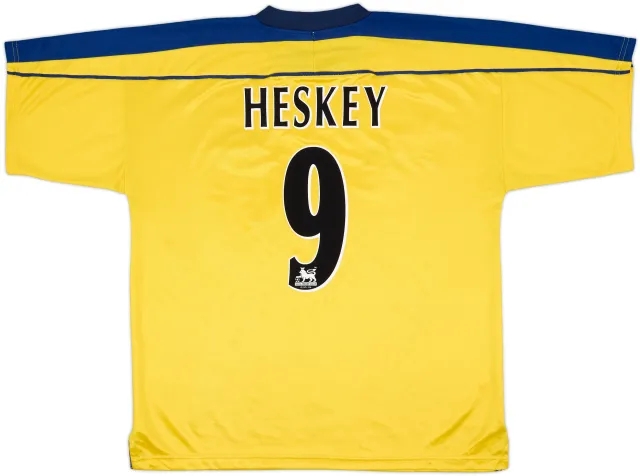 1999-01 Leicester Third Shirt Heskey #9 - 7/10 - (XL/XXL)