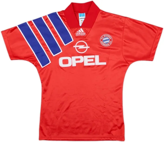 adidas Bayern Munich Boys SS Home Shirt 1991/93