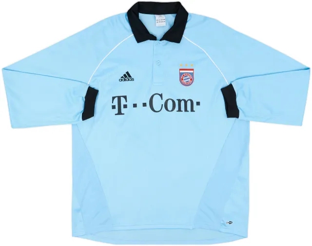 adidas Bayern Munich Mens LS Goalkeeper Home Shirt 2005/06