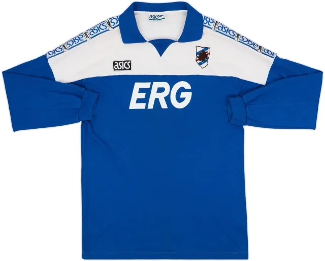 1992-94 Sampdoria Asics Training L/S Shirt - 6/10 - (XL)