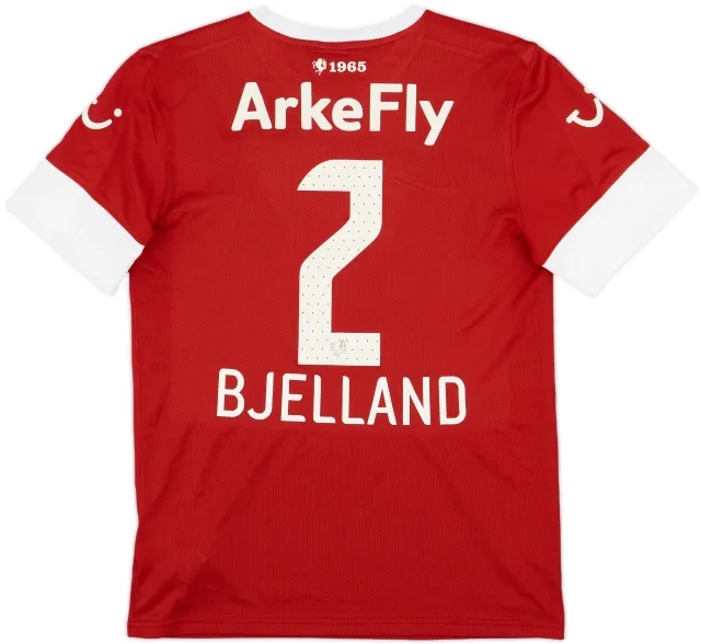 2012-13 FC Twente Home Shirt Bjelland #2 - 7/10 - (M)