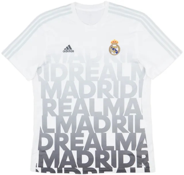 2015-16 Real Madrid adidas Pre-Match Training Shirt - 9/10 - (XL)