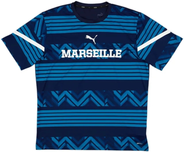 2021-22 Marseille Puma Training Shirt - 10/10 - (L)