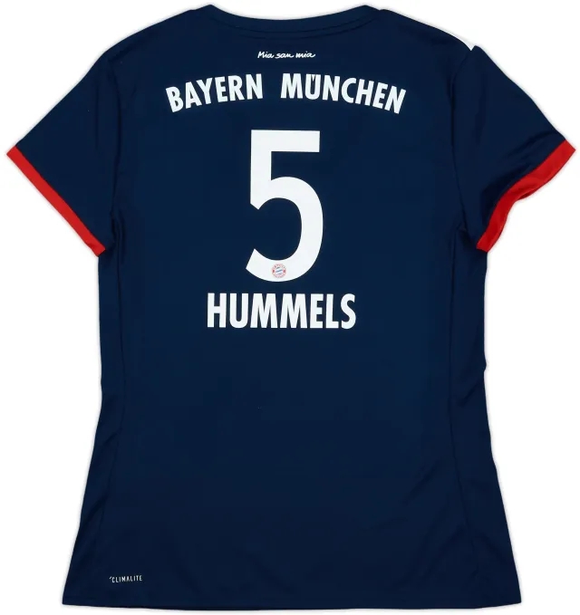 2017-18 Bayern Munich Away Shirt Hummels #5 - 10/10 - (Women's L)