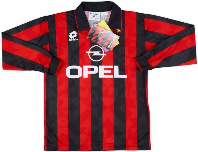 1995-96 AC Milan Home L/S Shirt (XXXL.Boys)