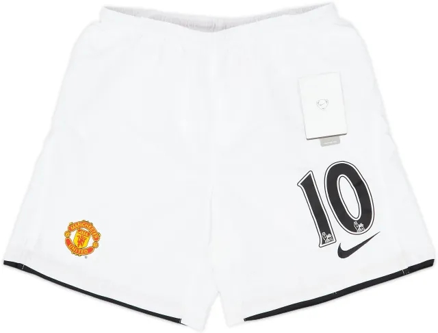 2007-08 Manchester United Home Shorts #10 (M.Boys)