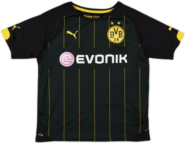 Puma Borussia Dortmund Boys SS Away Shirt 2014/16