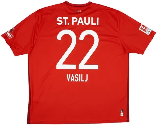 2023-24 St. Pauli GK S/S Shirt Vasilj #22 - 10/10 - (3XL)