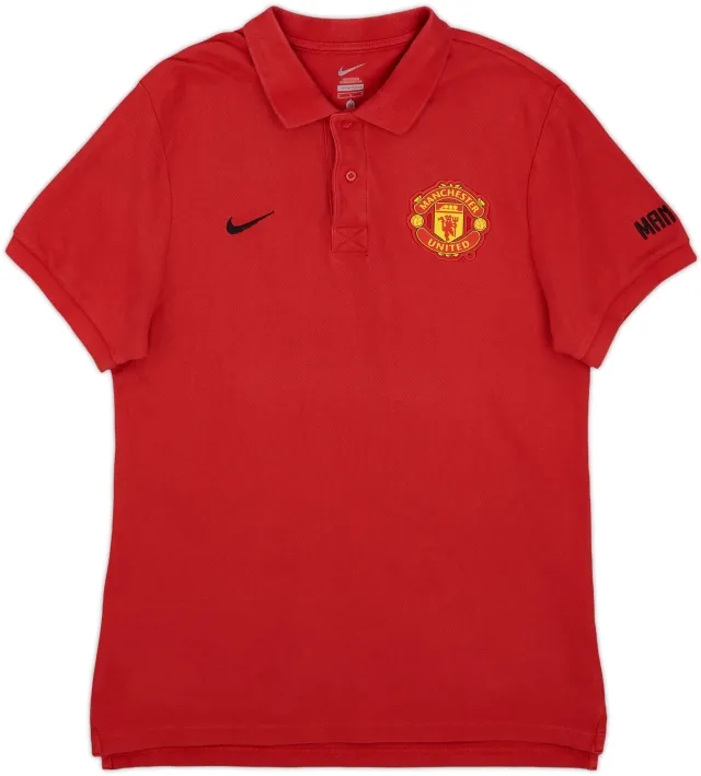 2011-12 Manchester United Nike Polo Shirt - 8/10 - (M)