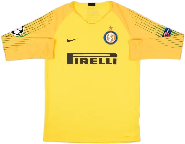 2018-19 Inter Milan GK Shirt - 7/10 - (XL.Boys)