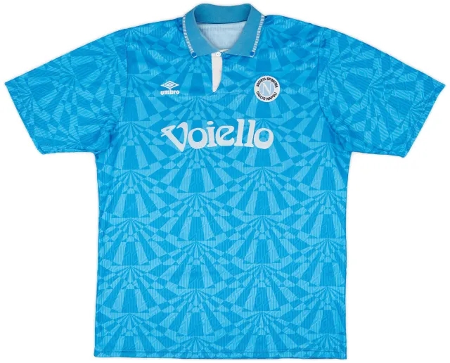1991-93 Napoli Match Issue Home Shirt #16