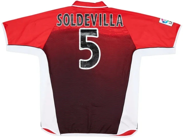 2002-03 Espanyol Away Shirt Soldevilla #5 - 6/10 - (XL)