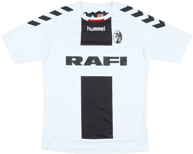 Hummel SC Freiburg Mens SS Player Issue Away Shirt 2016/17