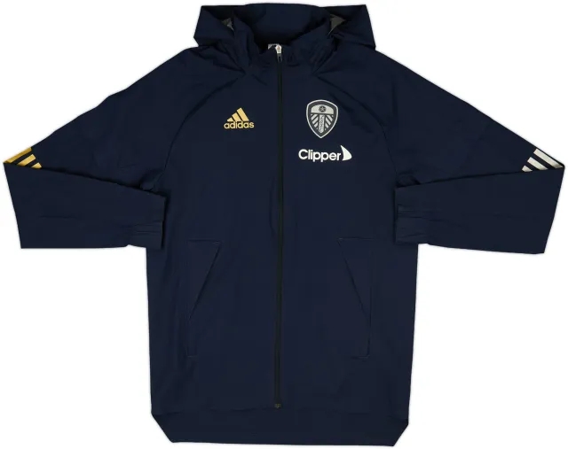 2020-21 Leeds adidas Hooded Track Jacket - 9/10 - (XS)