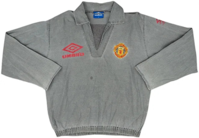1994-95 Manchester United Umbro Drill Top - 6/10 - (S)