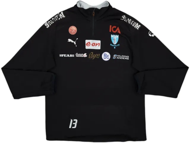 2007-08 Malmo Player Issue Puma 1/4 Zip Drill Top - 5/10 - (L)