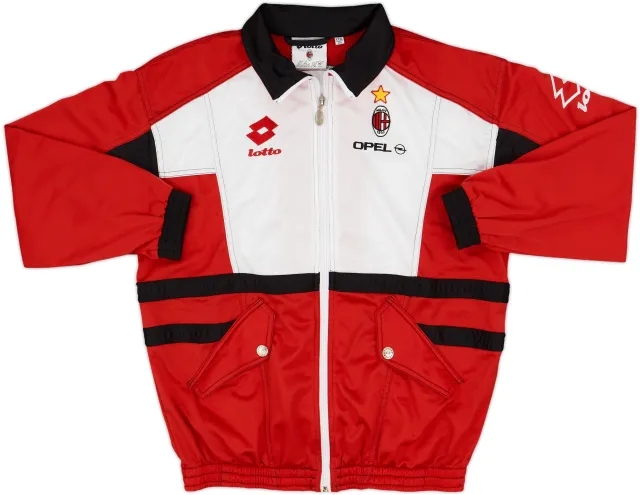 1994-95 AC Milan Lotto Track Jacket - 9/10 - (XL.Boys)
