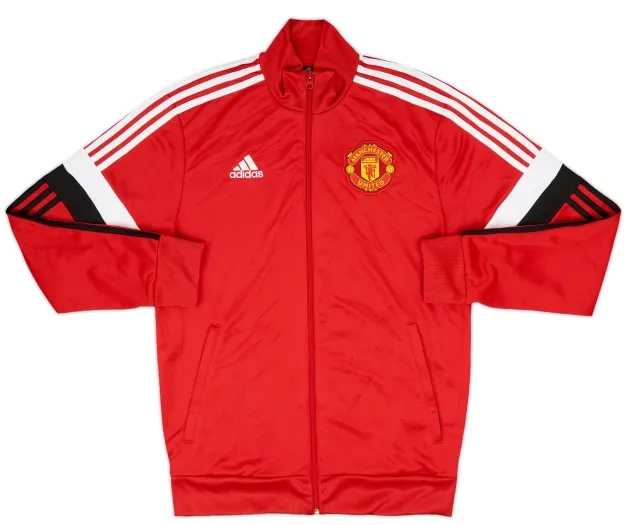 2021-22 Manchester United adidas Track Jacket - 10/10 - (M)