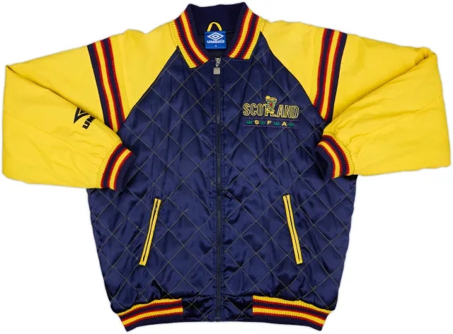 1994-96 Scotland Umbro Padded Track Jacket - 8/10 - (M)