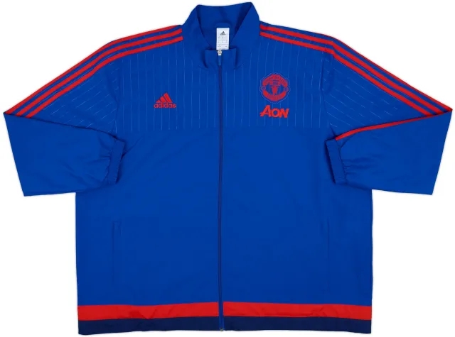 2015-16 Manchester United adidas Track Jacket - 10/10 - (3XL)