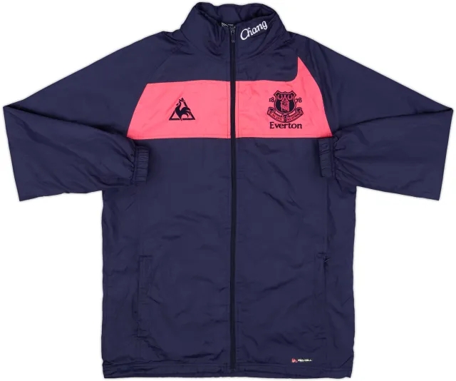 2009-10 Everton Le Coq Sportif Hooded Rain Jacket - 6/10 - (M)