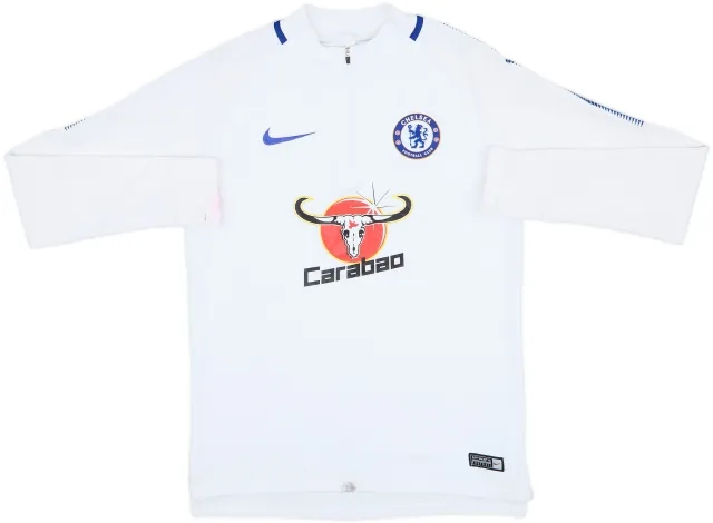 2017-18 Chelsea Nike 1/4 Zip Training Top - 5/10 - (S)