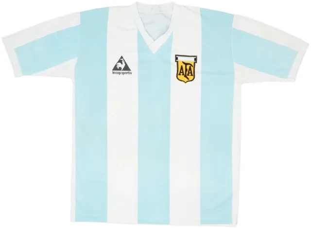 LeCoqSportif Argentina Mens SS Home Shirt 1984