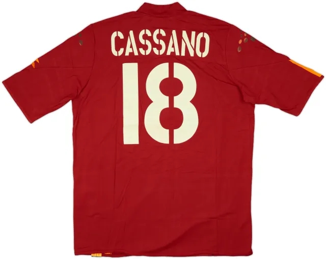 2004-05 Roma Home Shirt Cassano #18 (XXL)