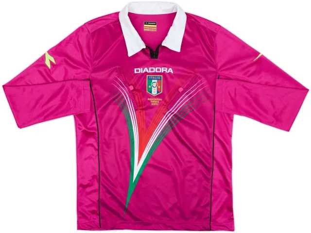 2012-13 Italy Diadora Referee L/S Shirt - 6/10 - (S)