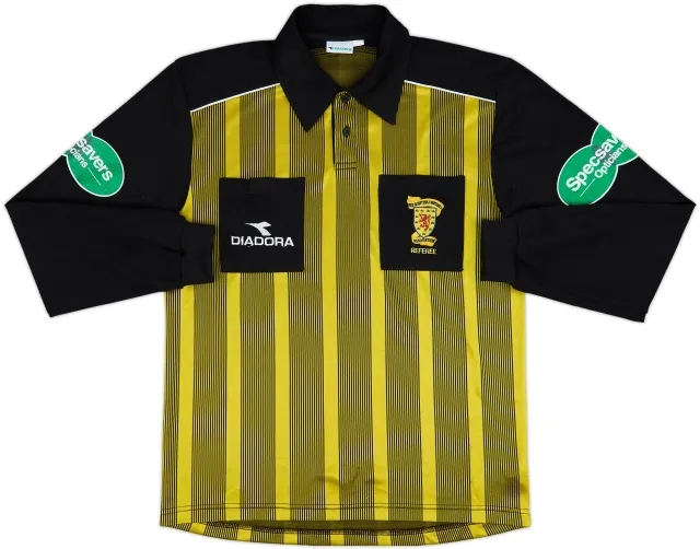 1999-00 Scotland Diadora Referee L/S Shirt - 7/10 - (L)