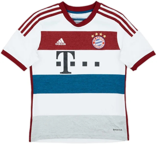 adidas Bayern Munich Boys SS Away Shirt 2014/15