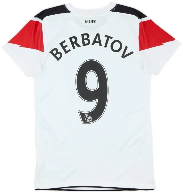 2010-12 Manchester United Away Shirt Berbatov #9 - 7/10 - (Women's XS)