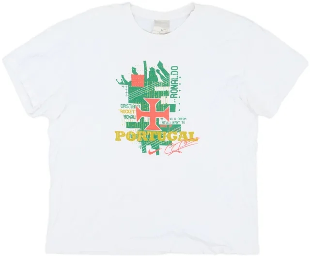 2008-09 Portugal Nike Graphic Tee - 6/10 - (XL)