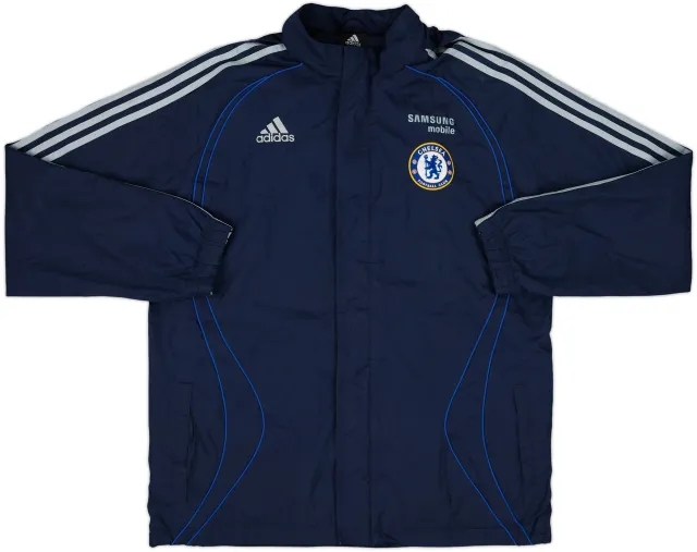 2006-07 Chelsea adidas Hooded Rain Jacket - 6/10 - (M)