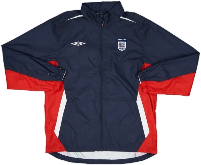2007-09 England Umbro Hooded Rain Jacket - 7/10 - (L)