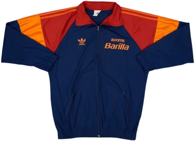 1991-92 Roma adidas Track Jacket - 6/10 - (L)