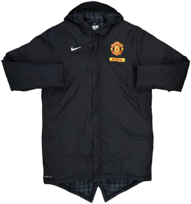 2012-13 Manchester United Nike Padded Bench Coat - 9/10 - (L)