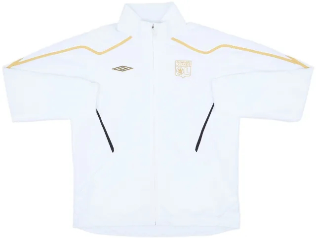 2008-09 Lyon Umbro Hooded Track Jacket - 9/10 - (L)